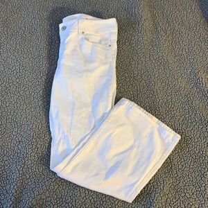 American Eagle White Original Boot Jeans